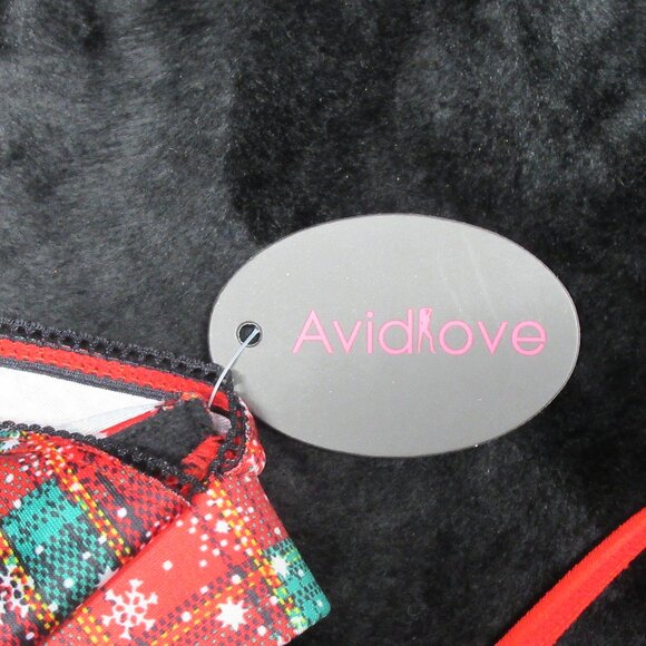 3pc Red White and Green Christmas Holiday Lingerie Costume Set - Picture 7 of 15